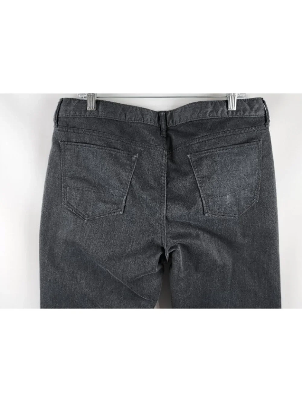 Banana Republic Jean Men 36x31 Charcoal Heather Gray Slim Travel Pant